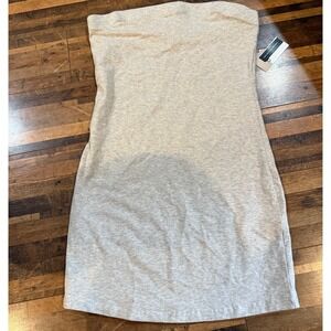 BP. Bodycon Dress Casual Everyday Strapless Mini‎ Dress Heather Gray Small